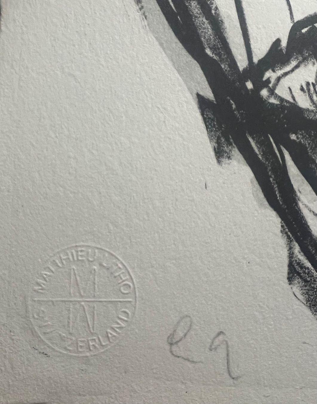 Grafica & Litografie: Thomas Lüchinger, handsigniert – Usato da Rain venduto da Pic-Ass 3