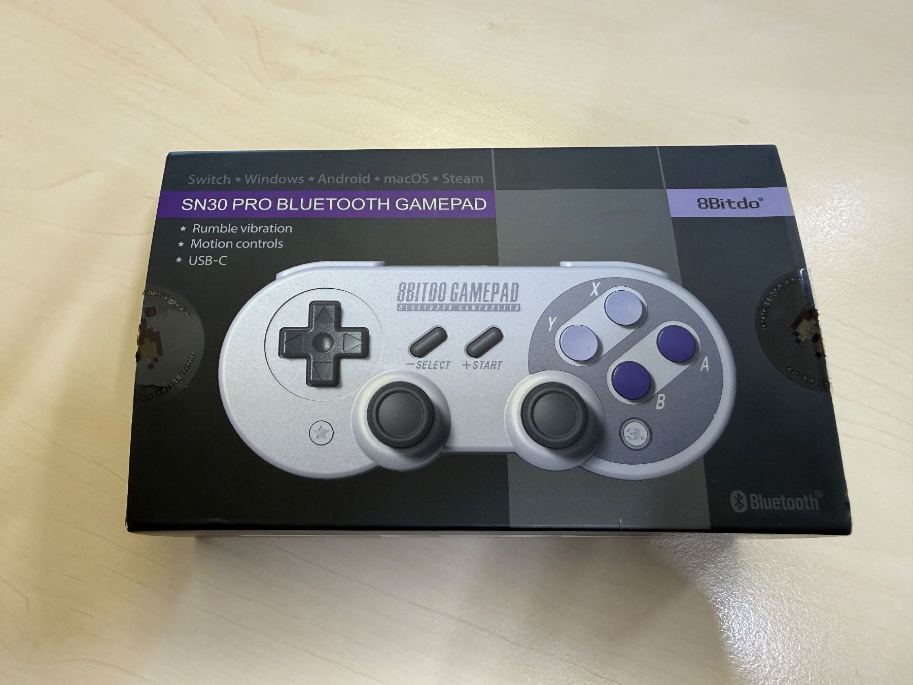 8BitDO Manettes: 8BitDo SN30 Pro Bluetooth Gamepad – Neuf (Voir description) à Sins par Gambozino
