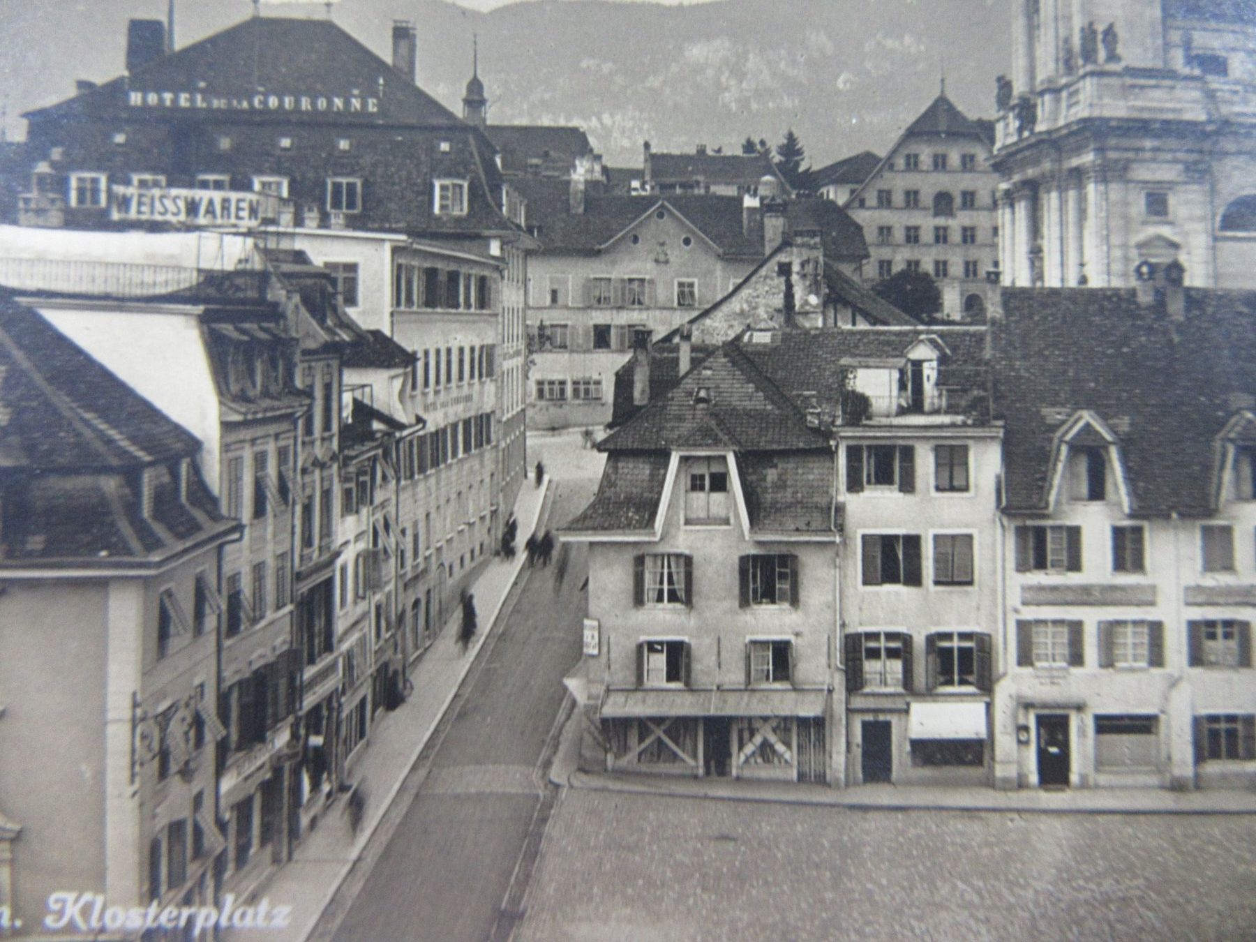Cartes postales: SOLOTHURN KLOSTERPLATZ 1927 – D'occasion à Ettingen par Hausi4711 1