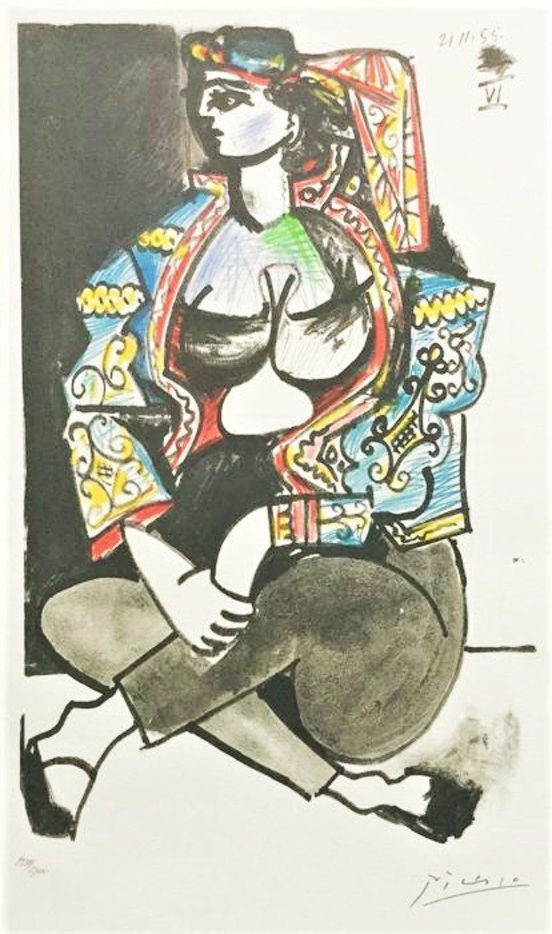 Grafica & Litografie: Pablo Picasso (nach) Lithographie – Usato da Ponte Tresa venduto da 11GalleriaAlterEgo11 6