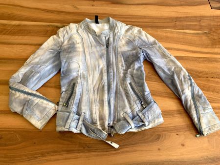 MARC CAIN Unikat Vintage Lederjacke Hammerteil Gr N3 / 38