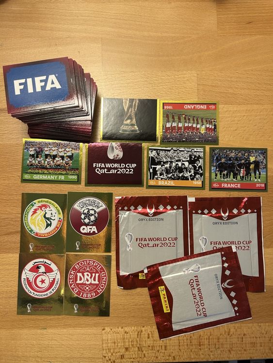 200 WM 2022 PANINI STICKER + 3 NEW PACKS (Gebraucht) in Riazzino für ...
