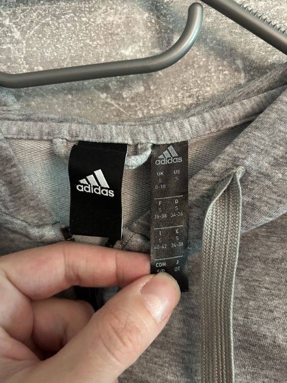 Adidas Giacche: Adidas Kapuzenjacke Hoodie Gr. S rosé/grau Damen Übergangsja – Usato da Rafz venduto da mir_xh5w 1
