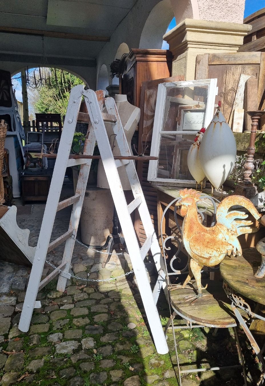 Leitern: Alte Maler Leiter Shabby Chic Atelier-elisa – Gebraucht aus Wohlen AG von Atelier-Elisa