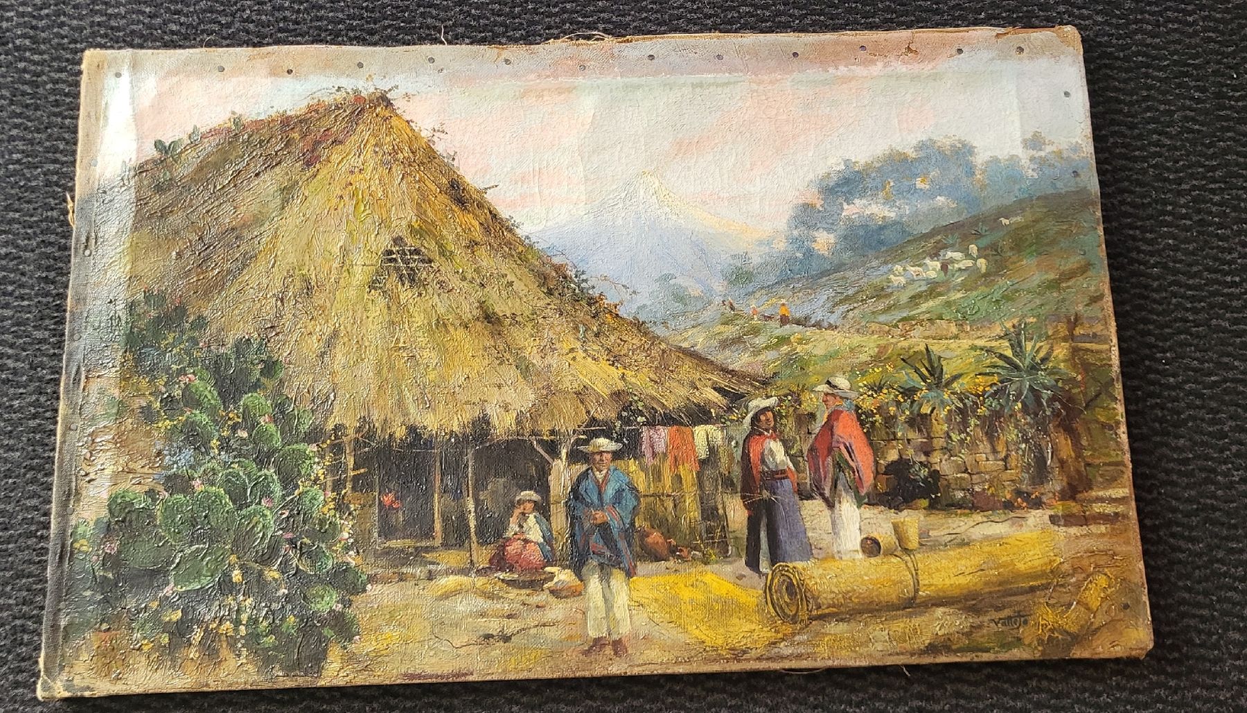 Tableaux: 0el Gemälde Mexico ? – D'occasion à Degersheim par Sonnenbiene55 1