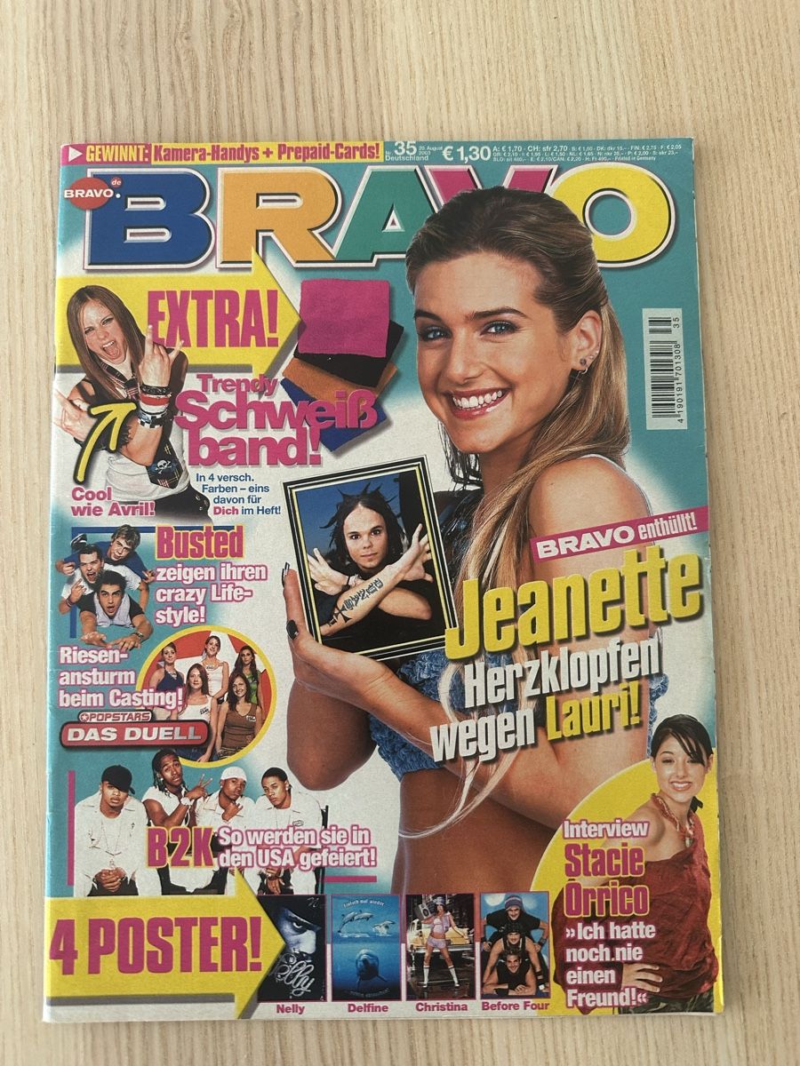 Riviste & Magazine: Bravo Magazin Nr. 35/August 2003 – Usato da Zürich venduto da Stern8055