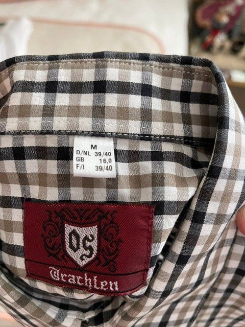Camicie: Trachtenhemd Oktoberfest, Gr. 50/M – Nuovo (secondo la descrizione) da Dübendorf venduto da higgens1 2