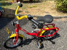 Kinderfahrrad Puky rot gelb 12 Zoll