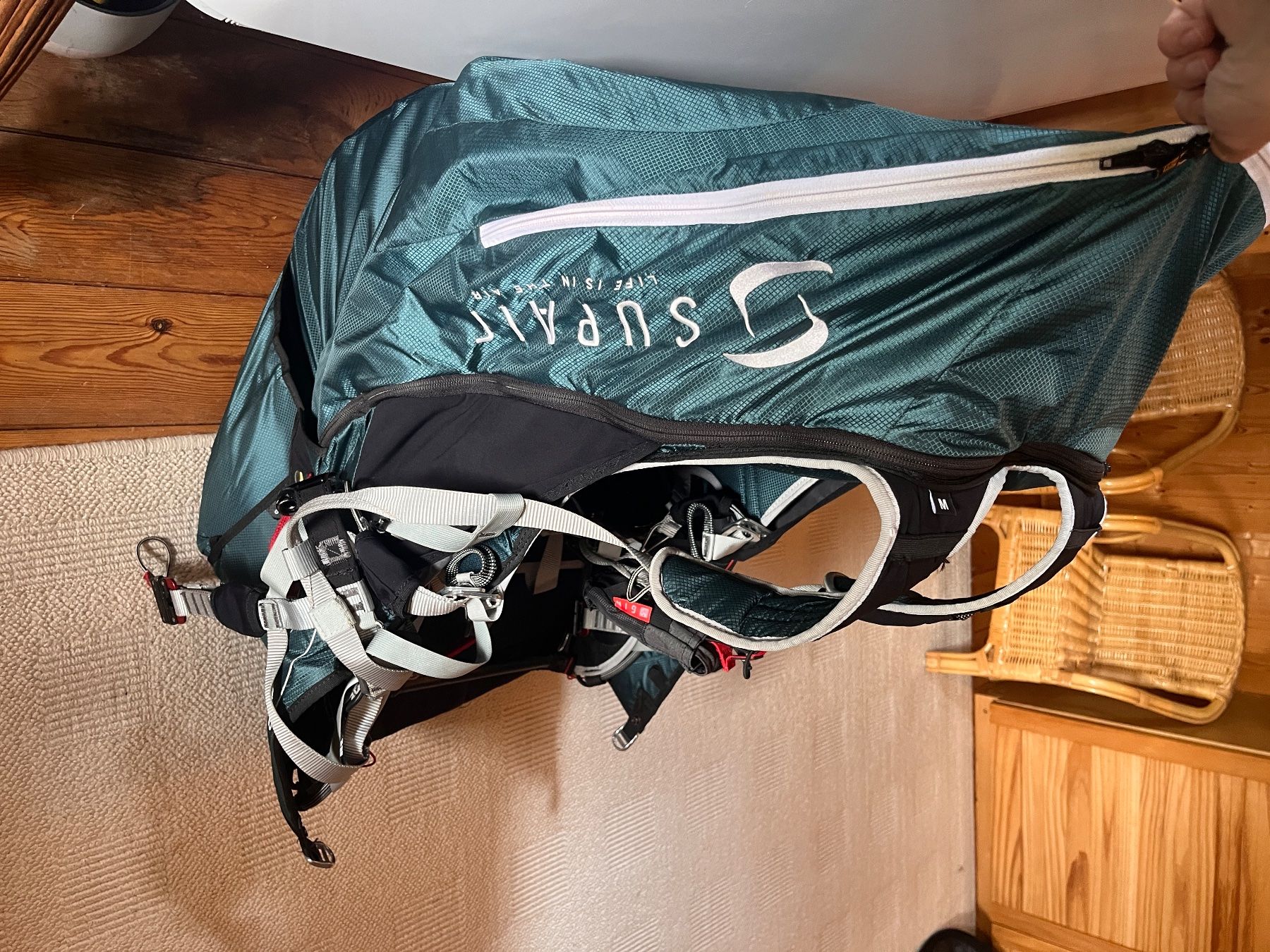 Sport dell'aria & Aquiloni: AirDesign Eazy 3 M / Super Evo Lite  / XC Fastpack bag – Usato da Crésuz venduto da Peterkin01 5