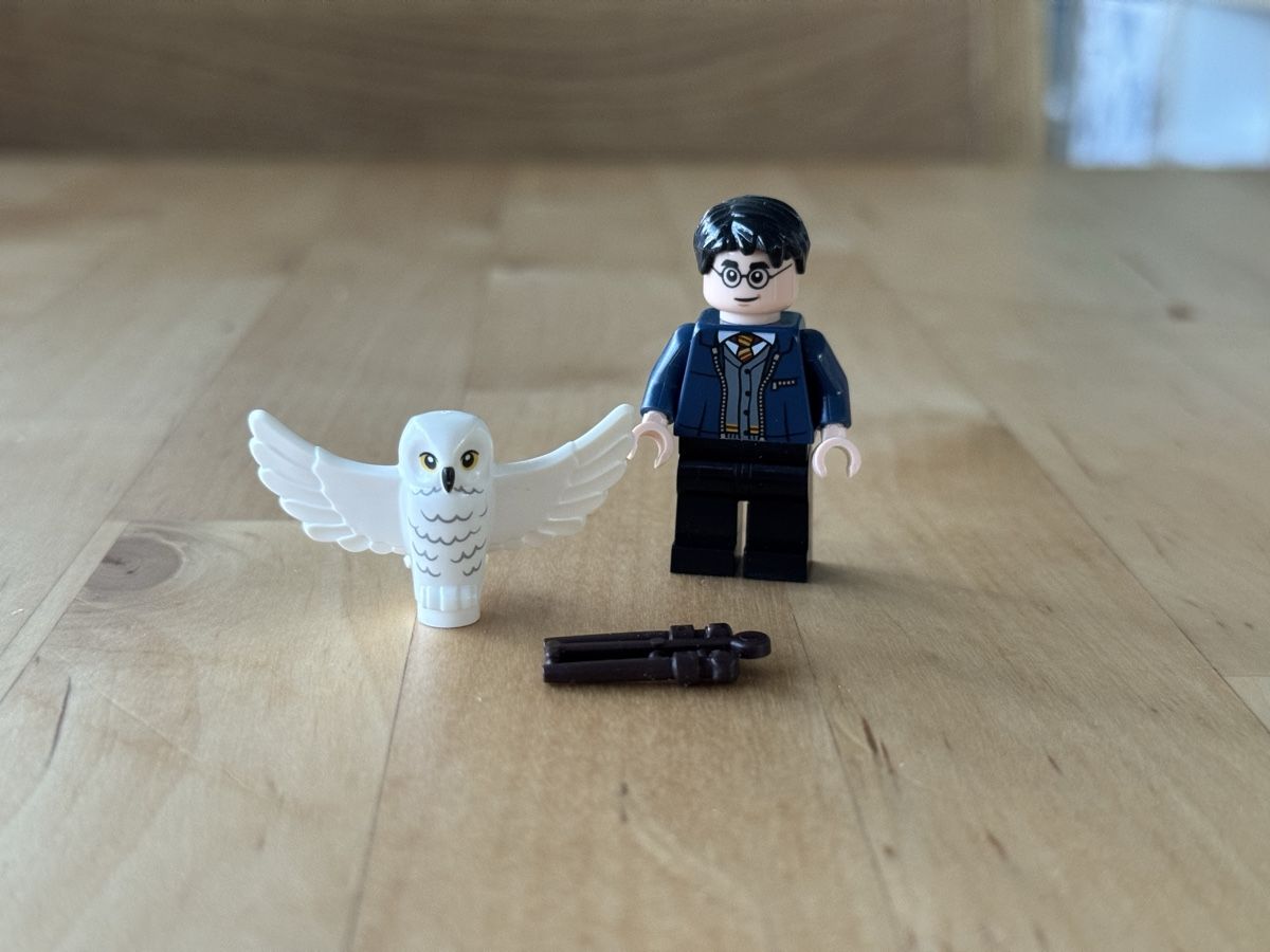 Lego Statuette: LEGO Harry Potter Minifigur mit Hedwig – Usato da Neuhausen am Rheinfall venduto da Laghi