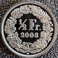 50 Rappen 2008 stgl. / aus Münzsatz