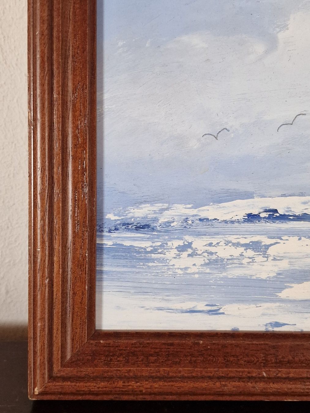 Gemälde: E. Degen, kleine Schneelandschaft, Gemälde – Gebraucht aus Binningen von Klettenberg 4