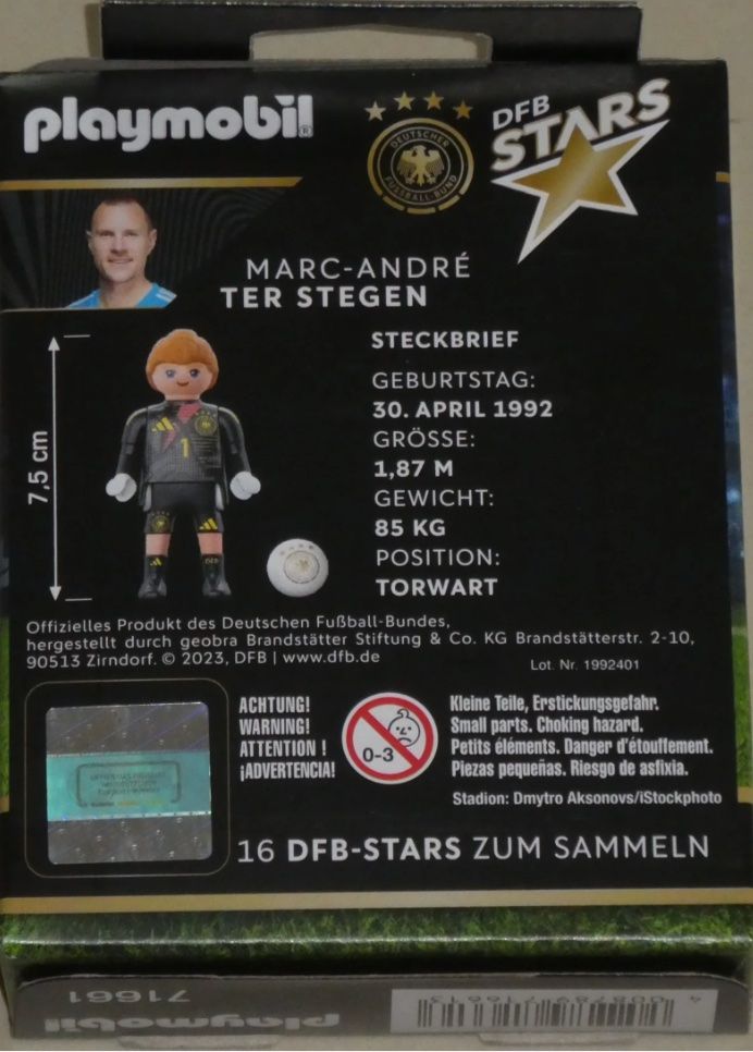 Playmobil Giocattoli: Playmobil 71661 Marc-Andre ter Stegen – Nuovo e nell'imballaggio originale da Wagenhausen venduto da Svema 1