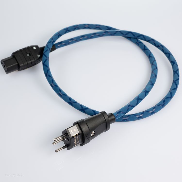 ROTH CABLE Gerätekabel geschirmt, Blue, 1m, 2,5mm High End (Neu und ...
