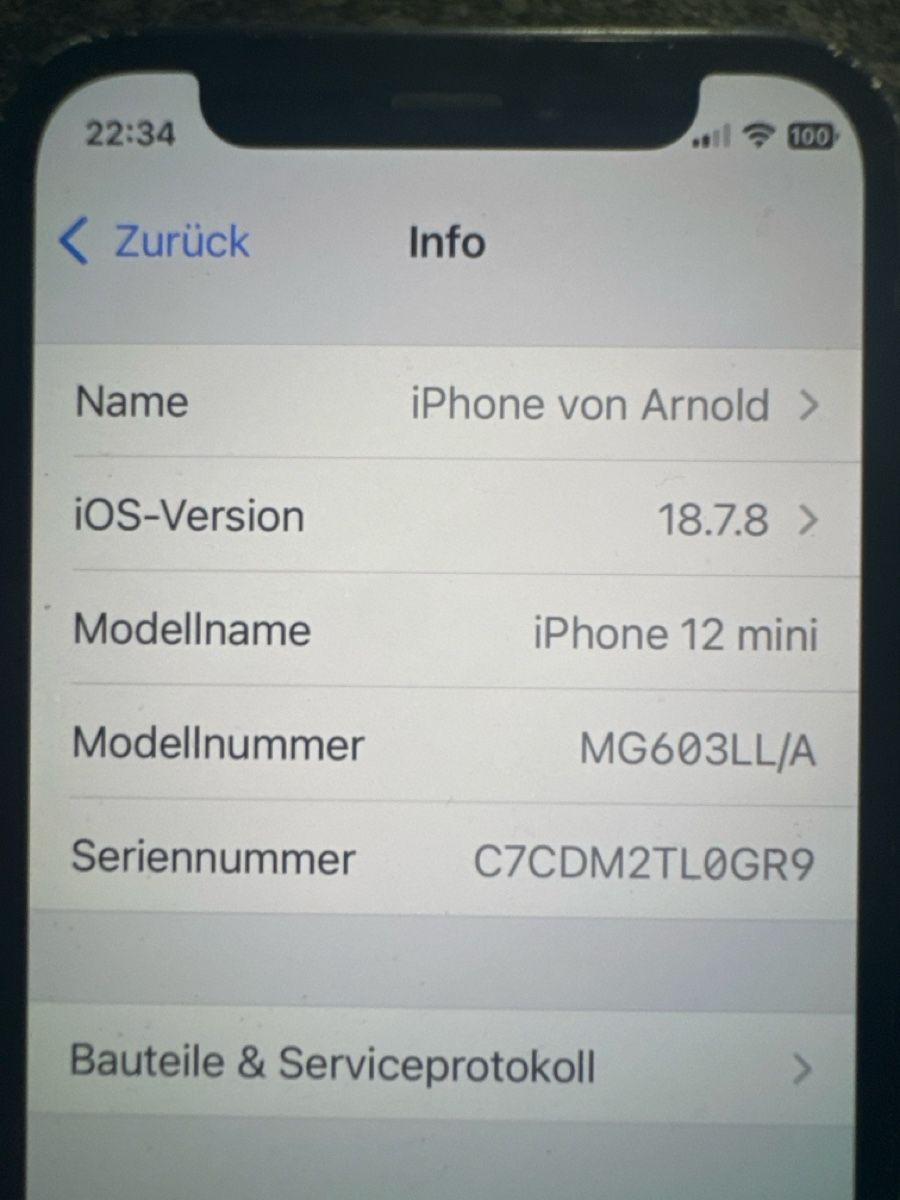 Apple Telefoni cellulari / Smartphones: iPhone 12 mini schwarz – Usato da Triengen venduto da Haf21 4