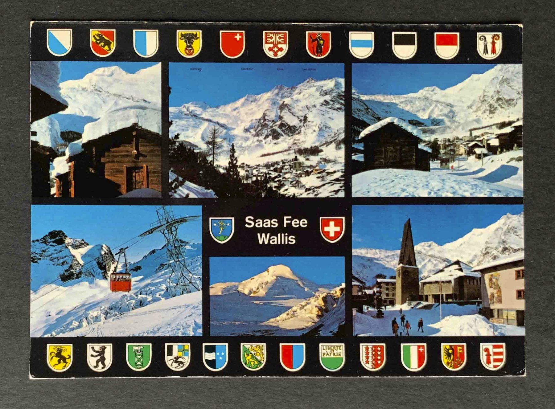 Cartes postales: AK Saas Fee Wallis – D'occasion à Goldau par artelier1