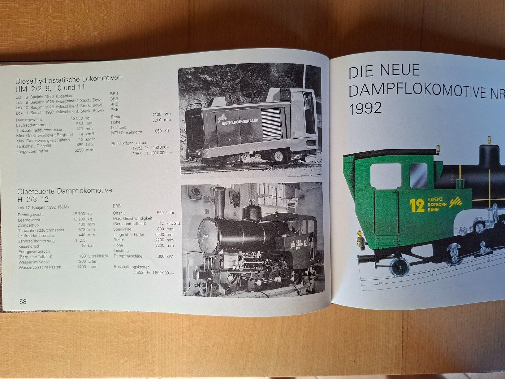 Livres: 100 Jahre Brienzer Rothornbahn 1892-1992 – D'occasion à Schwanden Sigrisw par len_9yqg 7