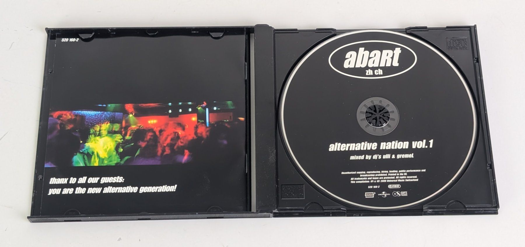 CD: Abart ZH CH Alternative Nation Vol.1 CD Top – Usato da Zürich venduto da 1.Simon 3