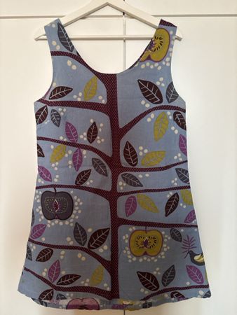Kleid Gudrun Sjoden "Appel Pappel" blau Grösse M