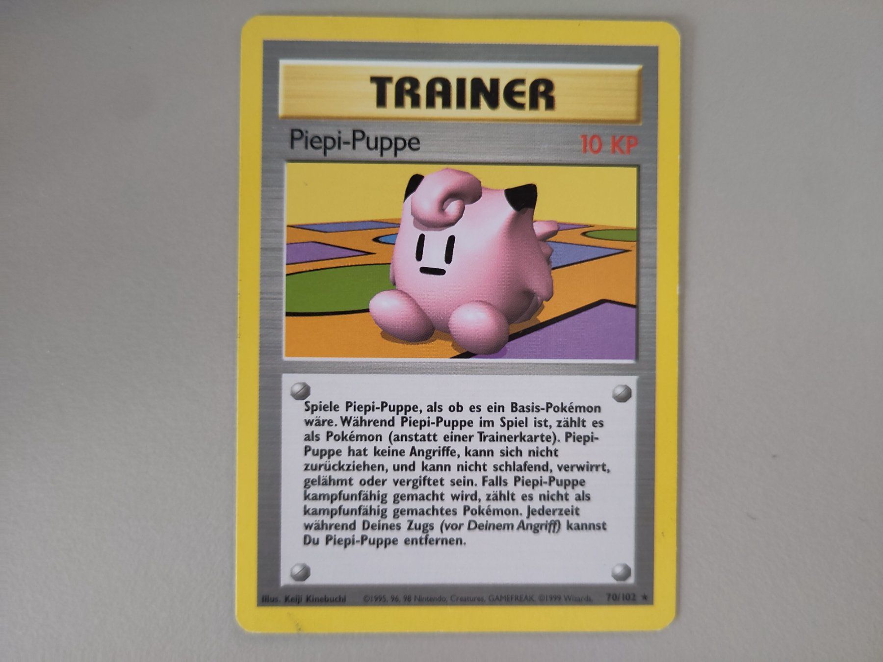 Pokémon Cartes à collectionner: Base set Piepi-Puppe 70/102 - DE – D'occasion à Bern par gil_rkx8