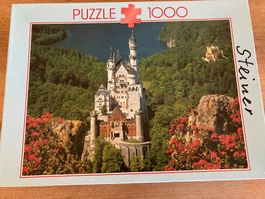 Puzzle, 1000 Teile, Schloss Neuschwanstein