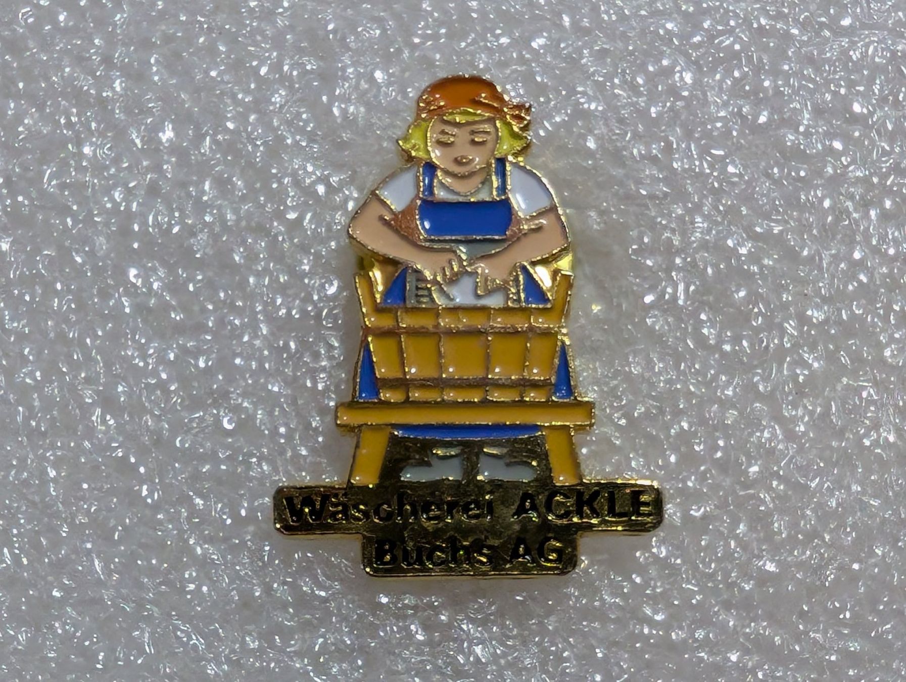 Placchette & Badge: Ansteckpin 250: Wäscherei ACKLE – Usato da Oppligen venduto da Pin-Fall-Shop