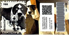 Swiss Crypto Stamps 3.0 ID:10 mit Stempel