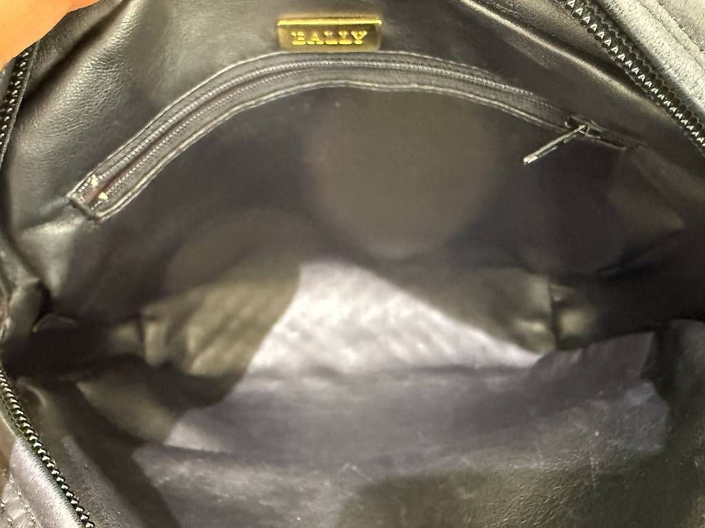 Bally Borse da donna: Bally Crossbody oder Schulter Handtasche Schwarz Leder Top – Usato da Kreuzlingen venduto da Bildschirm_Auge 9