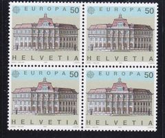 Postfrisch 4er Block EUROPA 1990