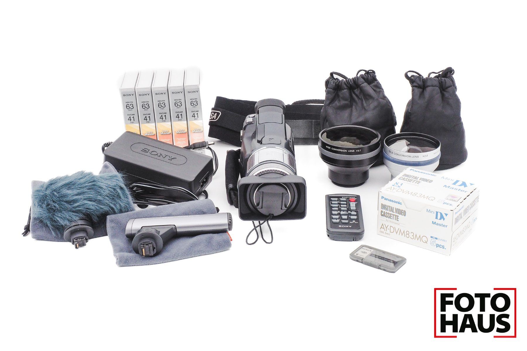 Sony Videocamere: Sony HDR-HC1E Camcorder Set Mini DV 0620 – Usato da Basel venduto da FotohausBasel