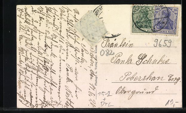 Cartoline postali: Markneukirchen, Zeppelin Sachsen über d – Usato da Berlin venduto da bartko-reher 1