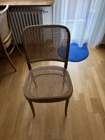 4 Stk. Alte Wiener Stuhlsitz Rattan vintage