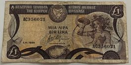 Zypern 1 Pfund 1989