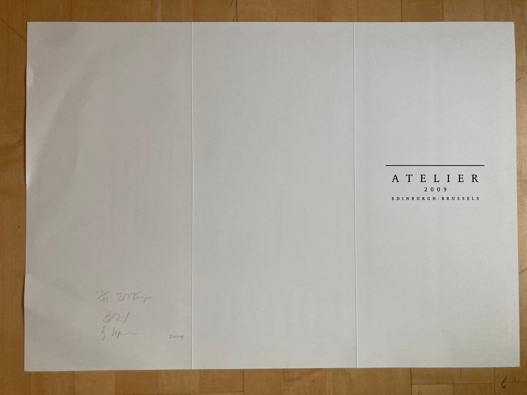 Libri: Atelier (McKenzie/Lipscombe/Reid), Sample Book, 2009 – Usato da Zürich venduto da egls 1