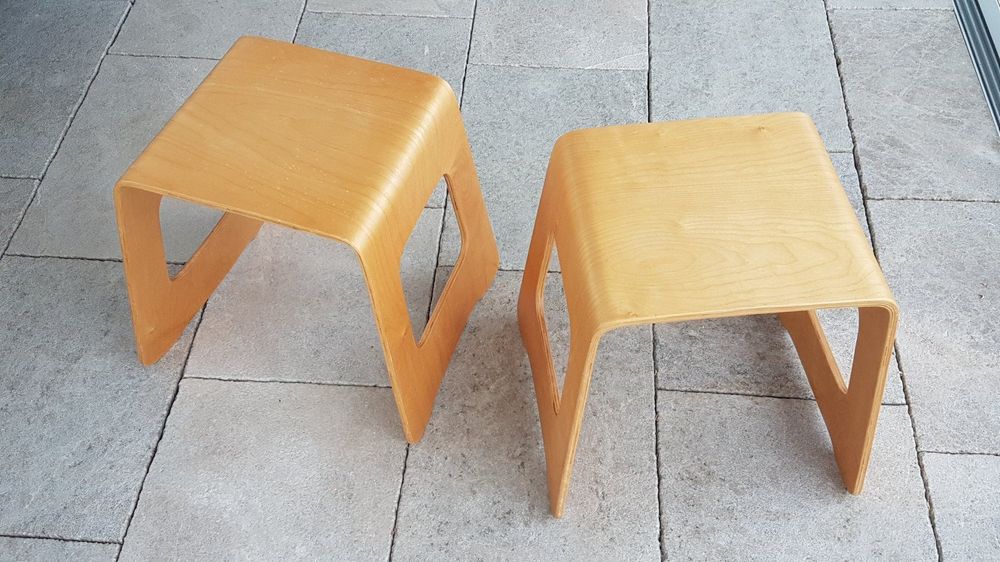 Hocker /Beistelltisch Benjamin von Ikea, 2 Stück, Sperrholz (Gebraucht ...