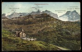 AK Klausenpass, Gasthof Klausenpasshöhe mit Kammlistock und 