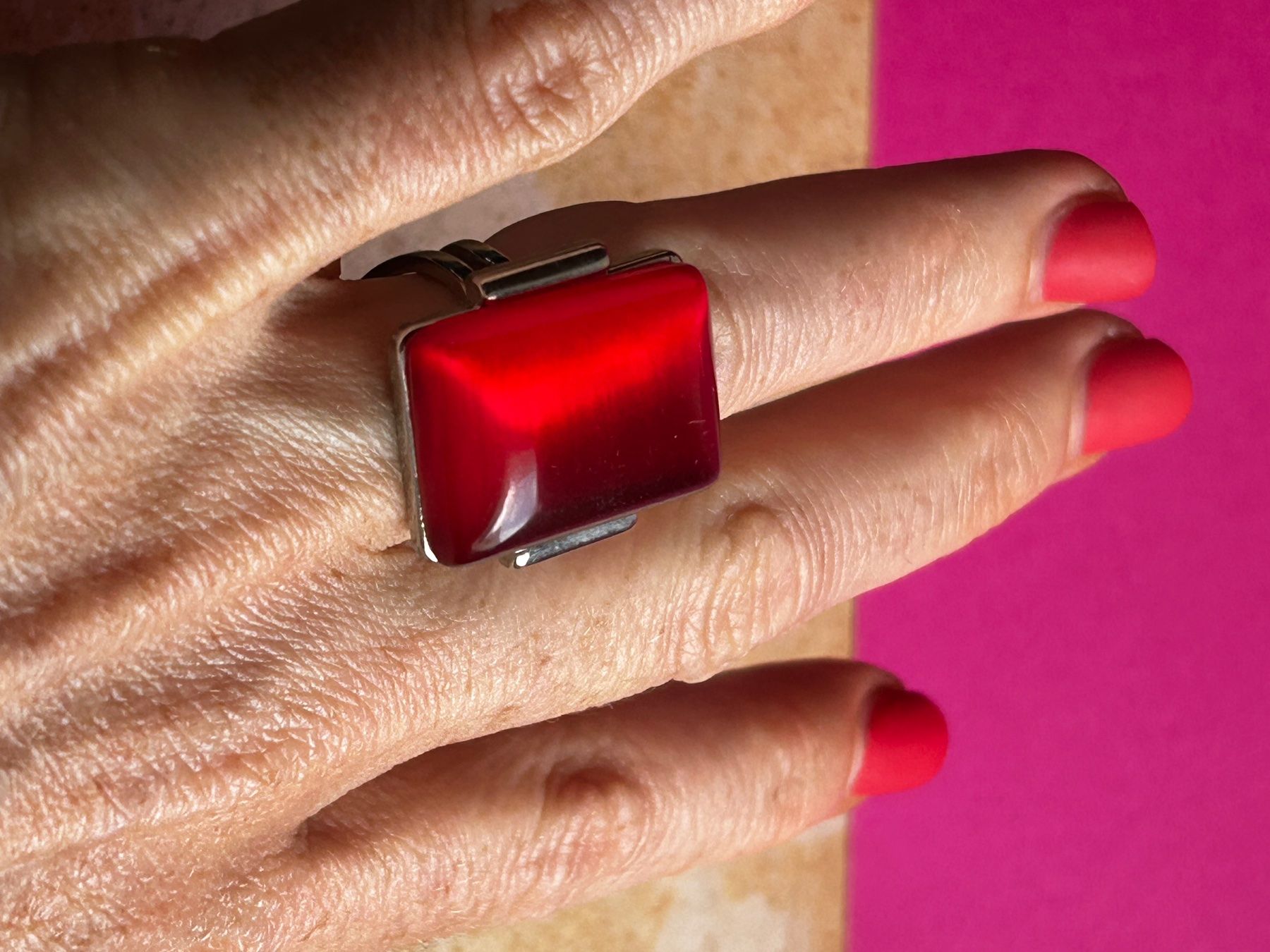 Bagues: Fingerring KIRSCHROT (53) – D'occasion à Dittingen par Bijoubelle 3