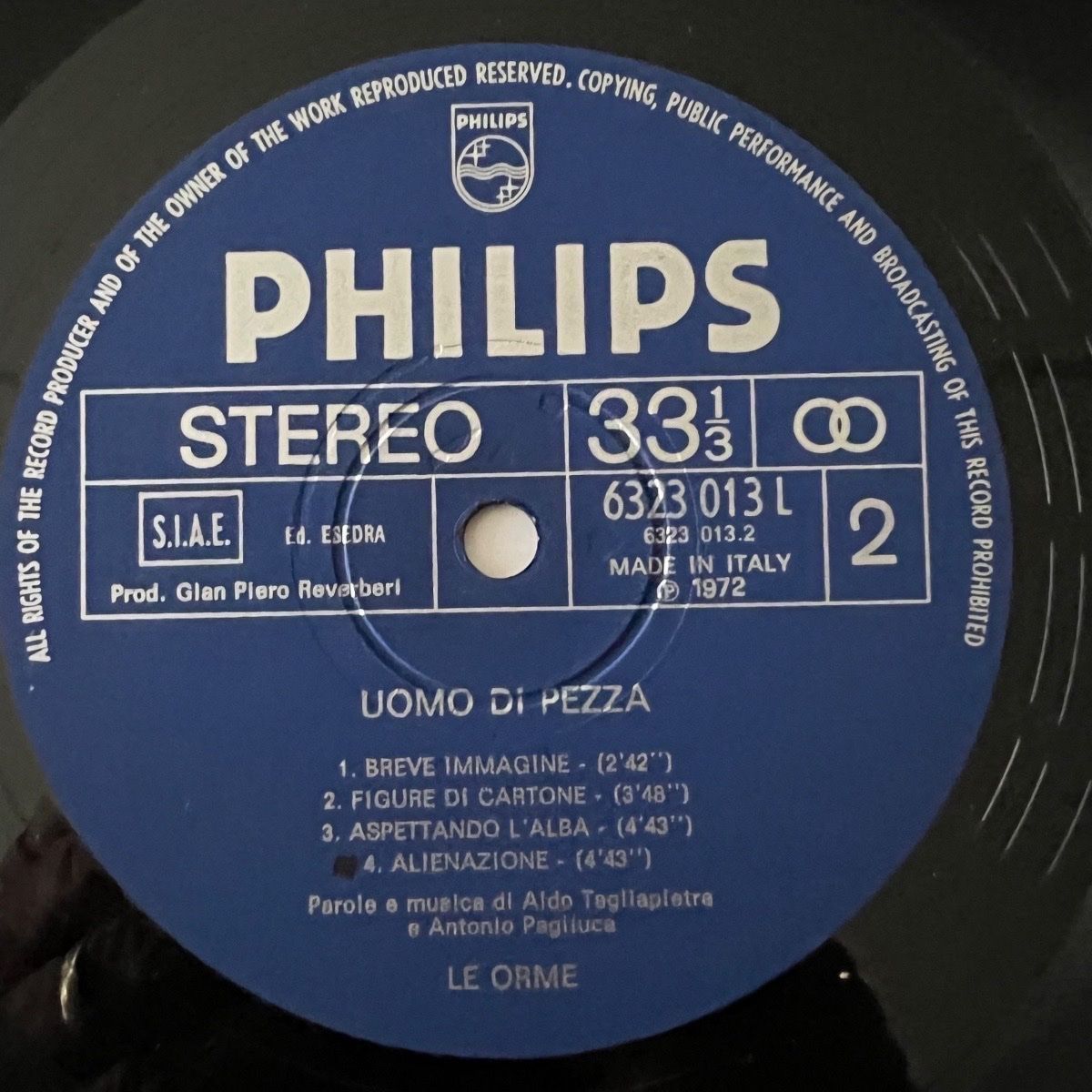 Dischi in vinile: Le Orme - Uomo Di Pezza / 1. Italy-Press. 1972 - TOP – Usato da Gais venduto da soundcave57 3