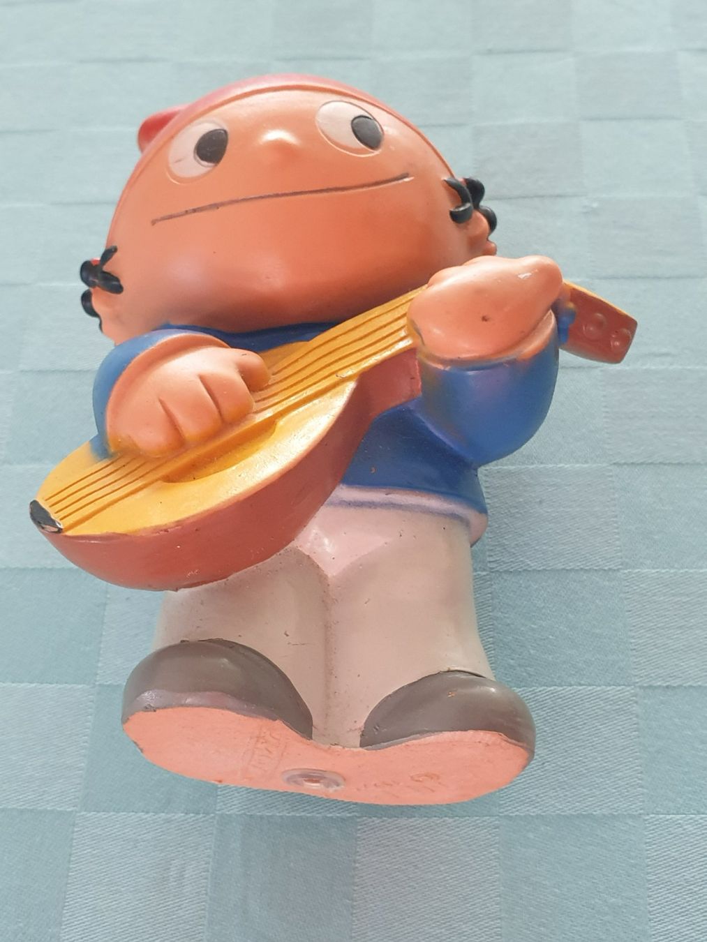 Statuette: Mainzelmännchen JOHN mit Laute 10,5 cm NFP 1975 – Usato da Mörschwil venduto da spirspi 5