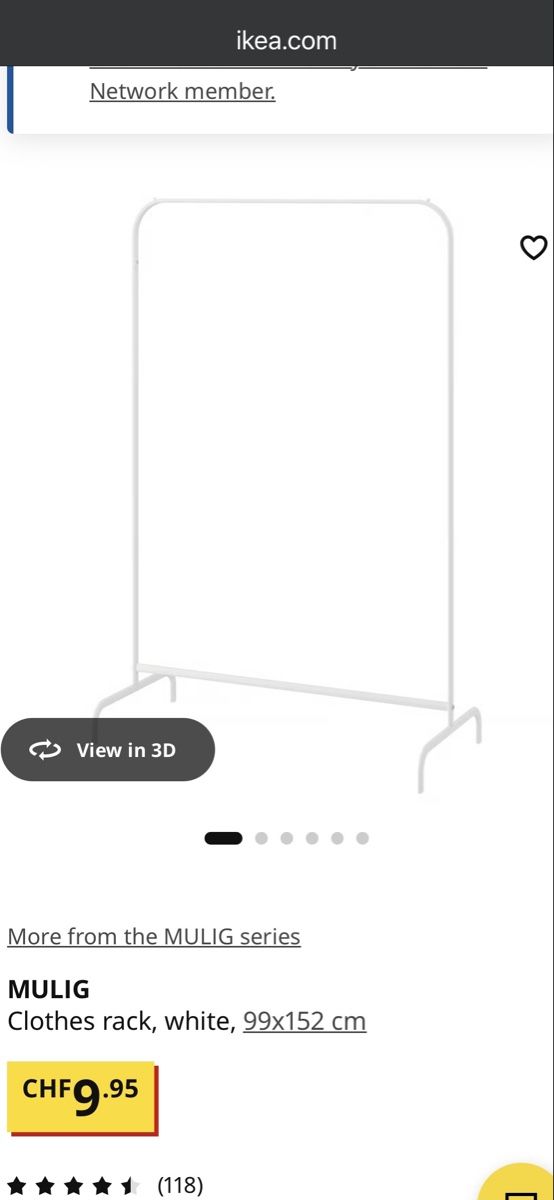 Ikea Stenditoi: IKEA mulig cloth rack – Usato da St. Gallen venduto da wuj_8mpk
