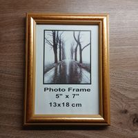 Goldener Fotorahmen 13x18cm - Elegante Dekoration für Ihr Zu