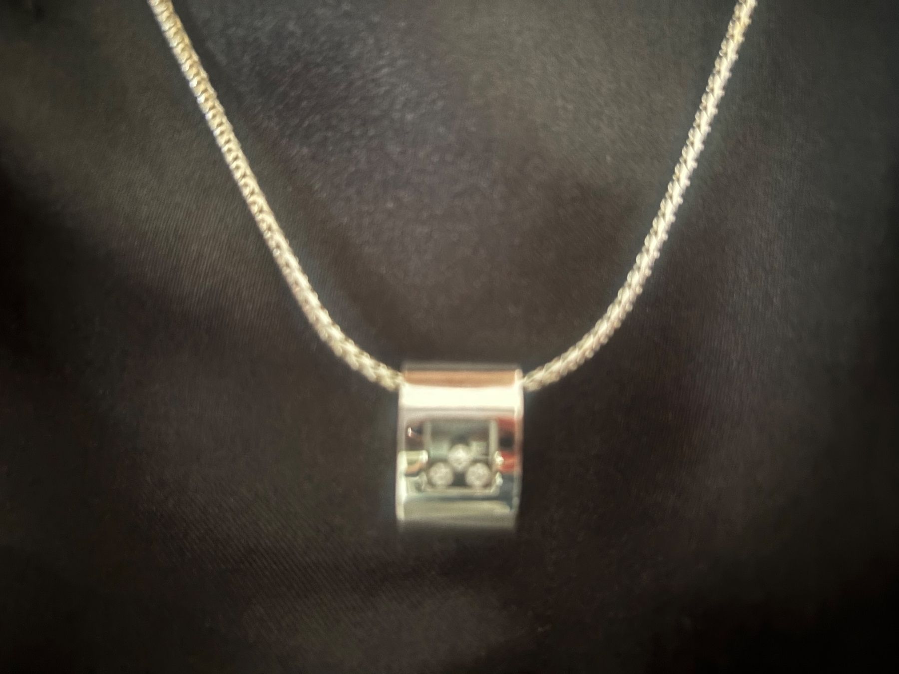 Chopard Catenine: Chopard Happy Diamond  Kette mit Anhänger – Usato da Bettwiesen venduto da Raisa1973 1