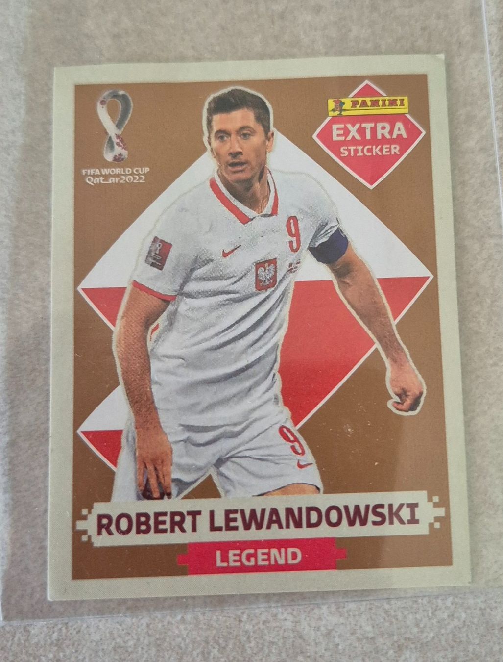 Panini Carte collezionabili: Robert lewandowski extra sticker 2022 – Usato da Thunstetten venduto da carolin03