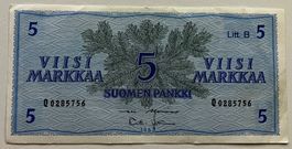 Finnland 5 Markkaa 1963