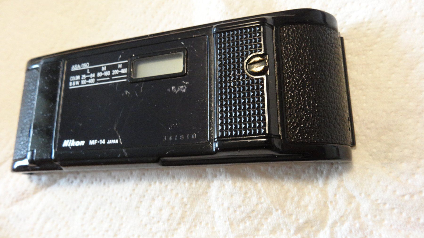 Nikon Fotocamera: NIKON MF-14 KAMERA BACK DATA TURE. – Usato da zürich venduto da ahmad01