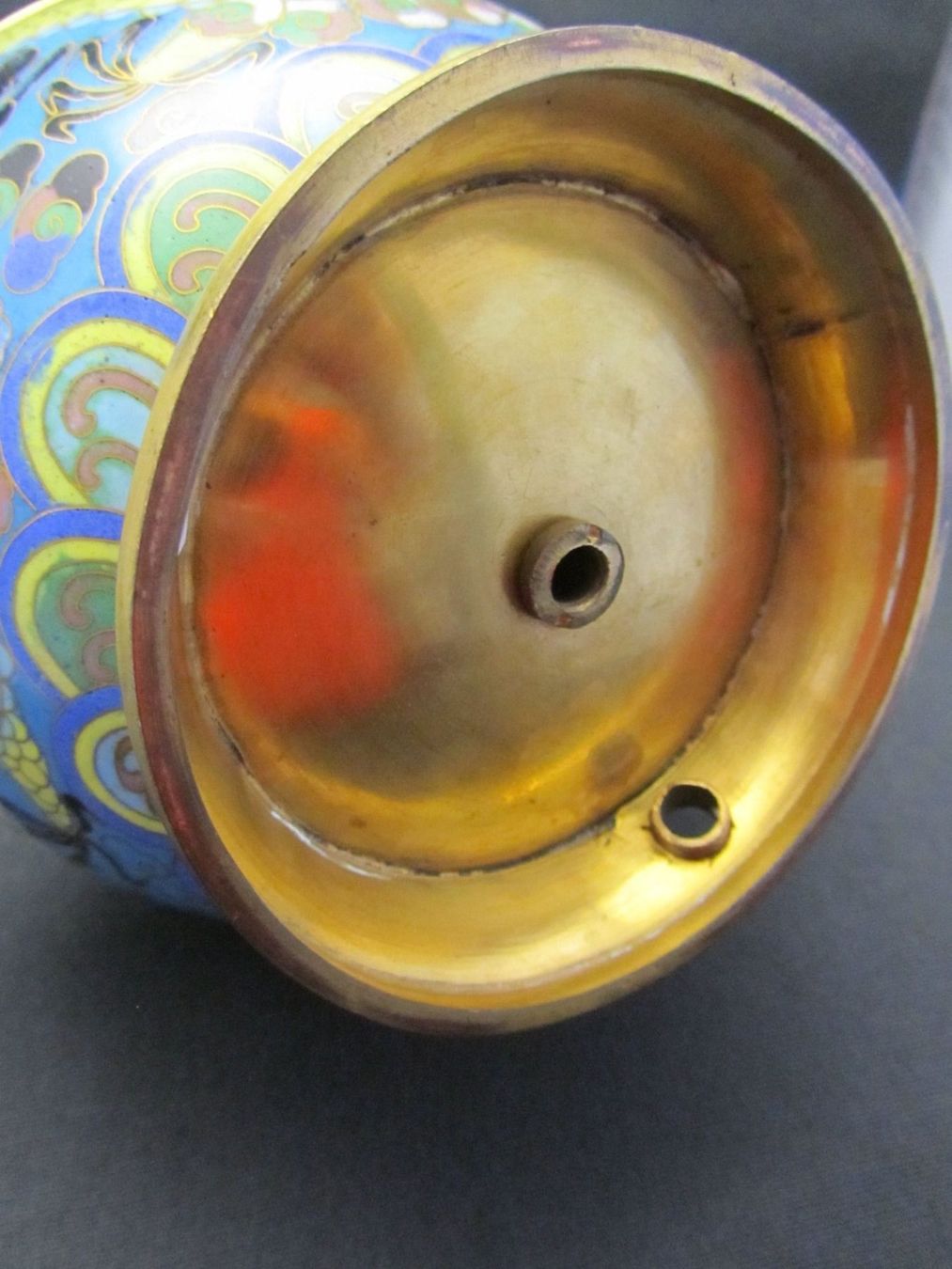 Figuren: Lampenfuss Cloisonne DRACHEN – Gebraucht aus Basel von spinne02 9