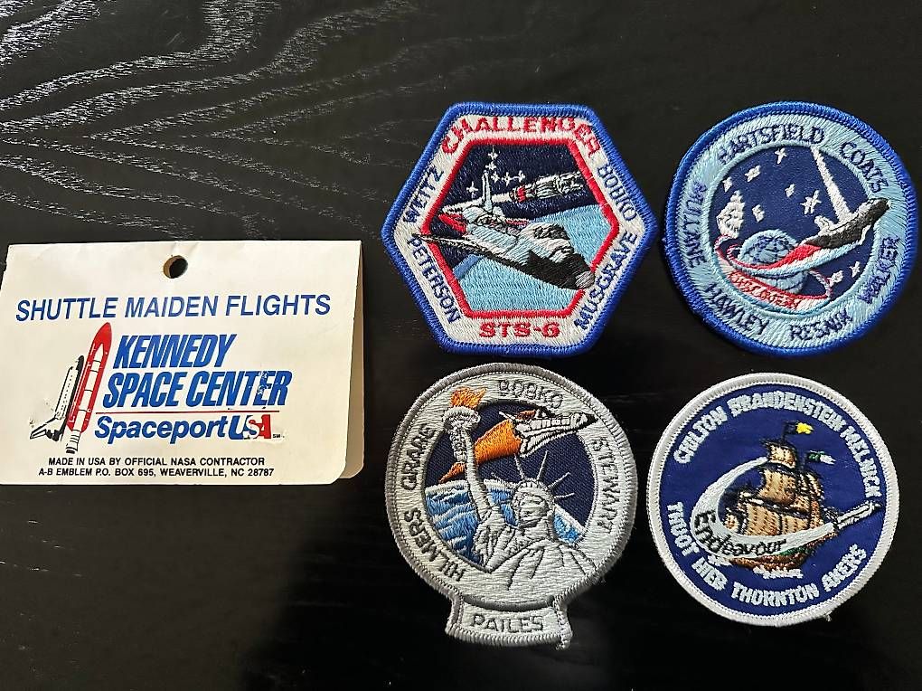 NASA Toppe: NASA Space Shuttle Jungfernflug Missionsembleme – Nuovo (secondo la descrizione) da Zug venduto da roliro54