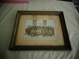 Alter Bilderrahmen mit Foto