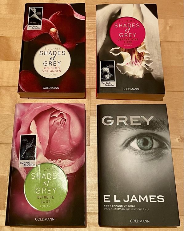 Alle 4 Fifty Shades of Grey Bücher von El James Kaufen auf Ricardo