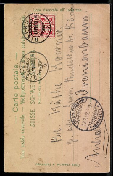 Cartoline postali: AK Arth, Rigibahn, Kräbelwand – Usato da Berlin venduto da bartko-reher 1